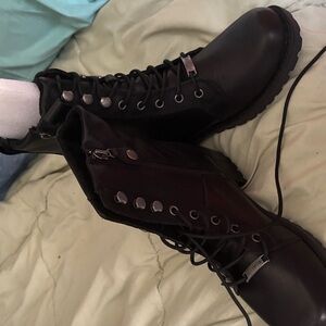 Harley-Davidson Black Combat Boots